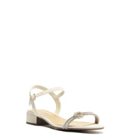 SANDALIA ECO NAPA OFF WHITE / CRISTAL
