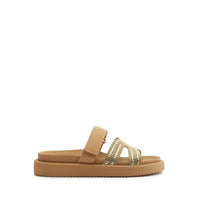 RASTEIRA CAMURCA PALHA / OURO / CRISTAL