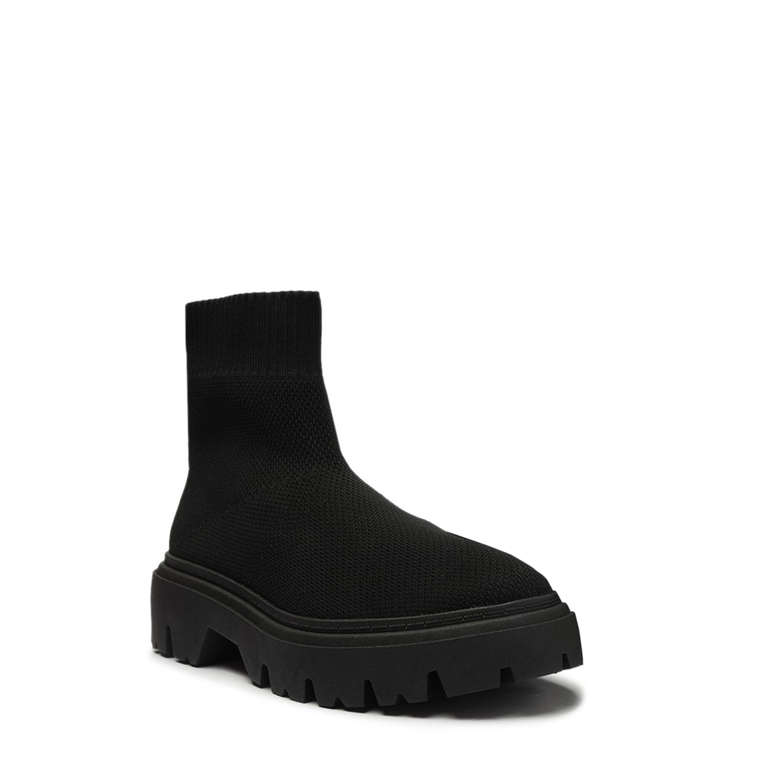 BOTA KNIT PRETO
