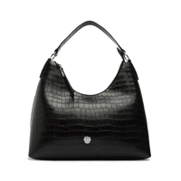 Cartera Eco Crocco Preto