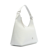 Cartera Eco Crocco Bianco