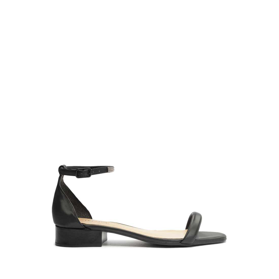 SANDALIA CETIM PRETO