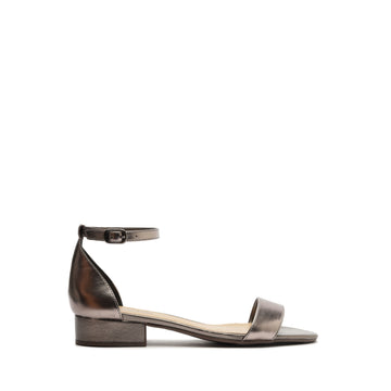 SANDALIA ECO NAPA METAL PRATA VELHA