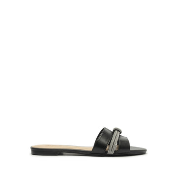 RASTEIRA ECO NAPA PRETO / CRISTAL