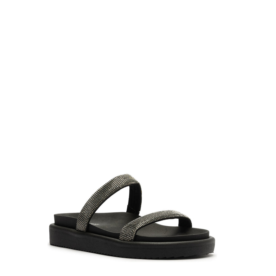 RASTEIRA ENFEITE PRETO / CRISTAL