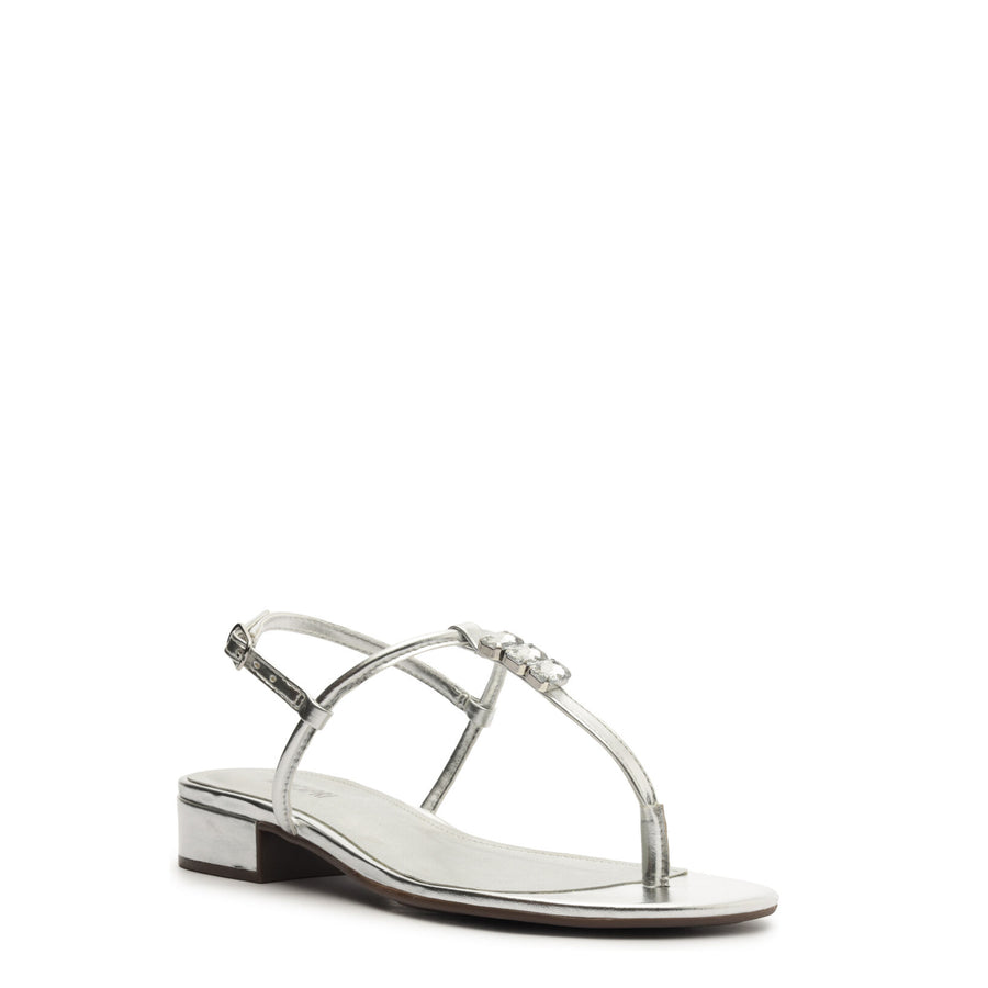 SANDALIA ECO METAL		 PRATA