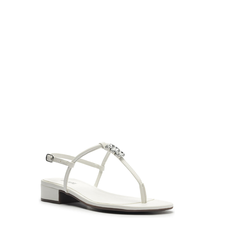 SANDALIA ECO NAPA BIANCO