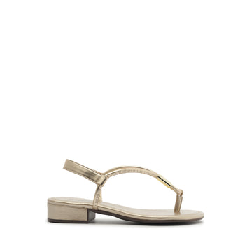 SANDALIA ECO NAPA OURO