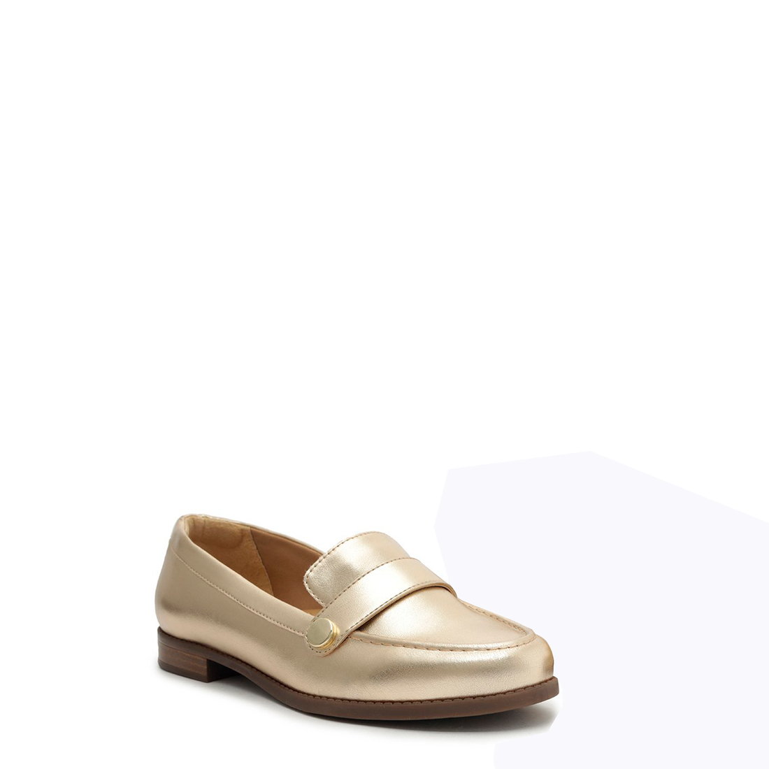 MOCASIN ECO NAPA METAL OURO