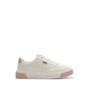 TENIS ECO NAPA BIANCO / ROSE