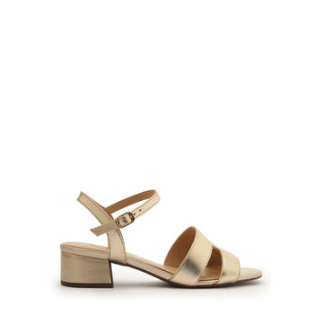 SANDALIA ECO NAPA METAL OURO