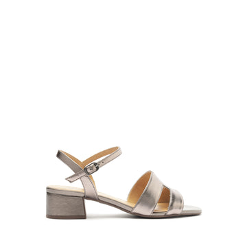 SANDALIA ECO NAPA METAL PRATA VELHA