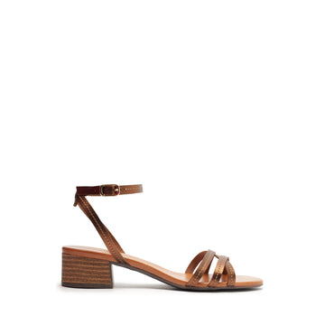 SANDALIA ATANADO METAL BRONZE