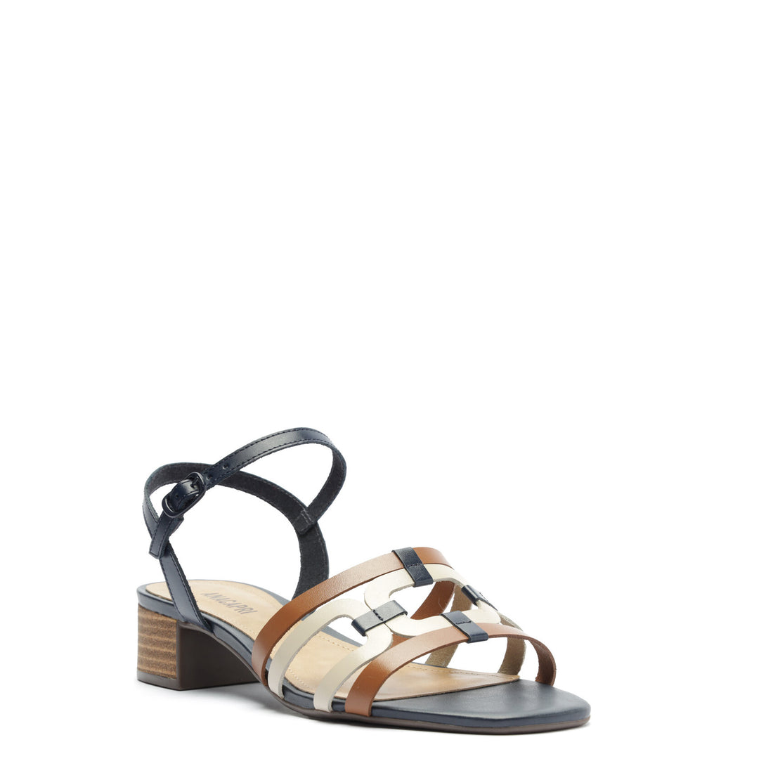 SANDALIA ATANADO CUOIO / BONE / NAVY