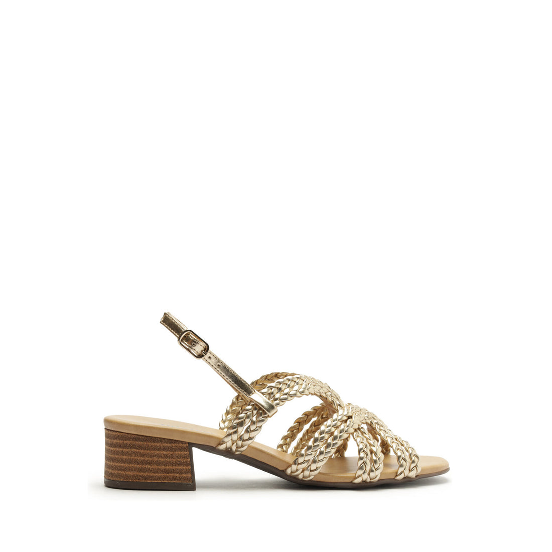 SANDALIA ECO NAPA METAL OURO