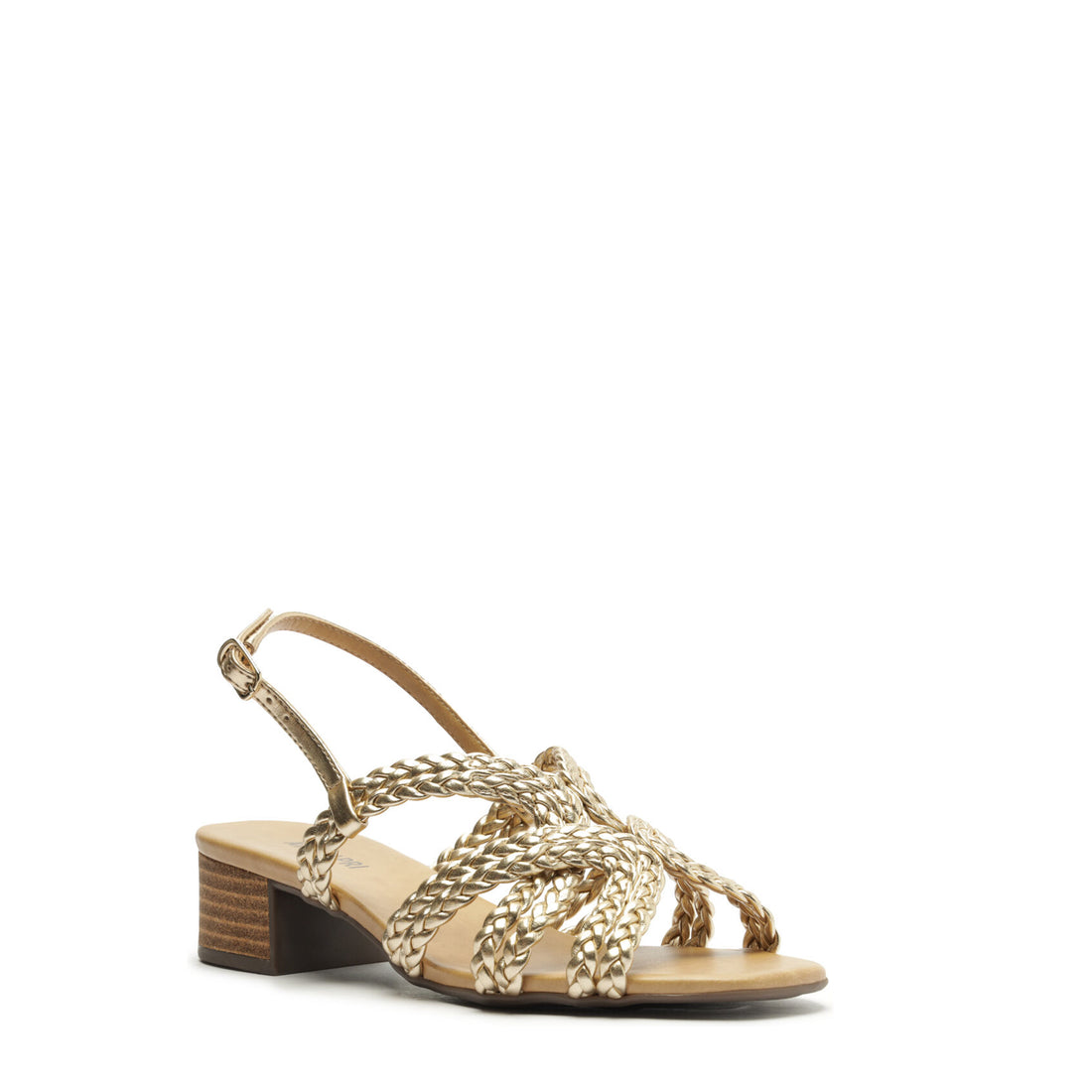 SANDALIA ECO NAPA METAL OURO