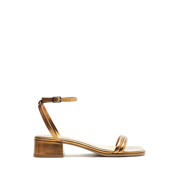 SANDALIA ECO METAL		 BRONZE