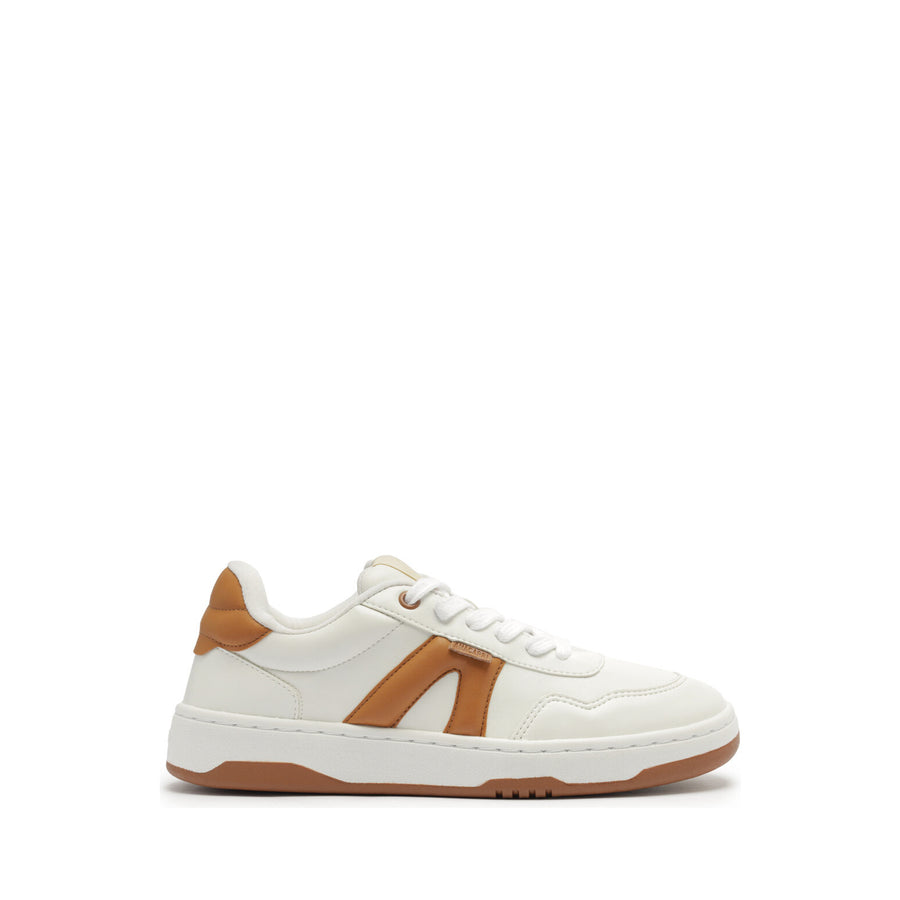 TENIS ECO NAPA BIANCO / CANELA