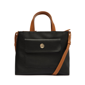 CARTERA ECO FLOATER PRETO / CANELA