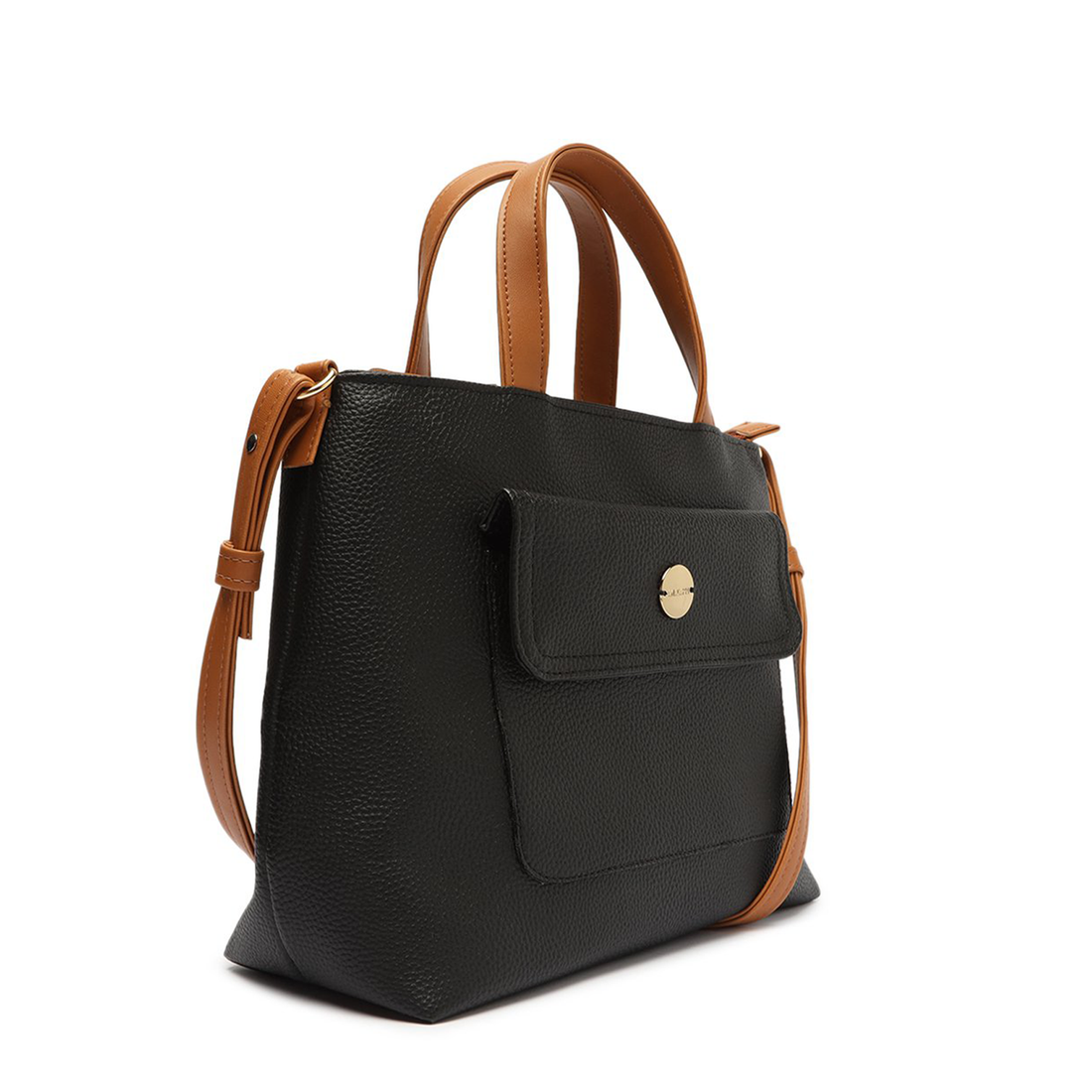 CARTERA ECO FLOATER PRETO / CANELA