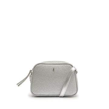 CARTERA ECO NAPA / GLITTER PRATA