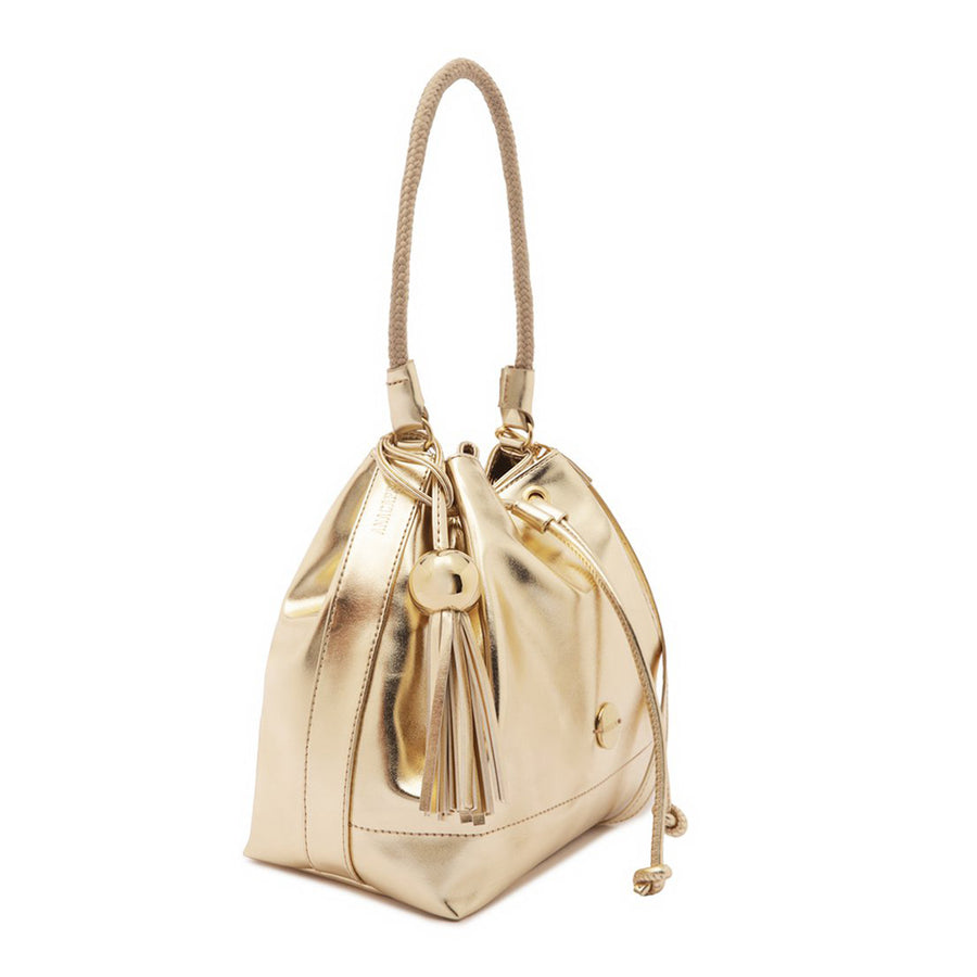 CARTERA ECO NAPA METAL OURO LIGHT