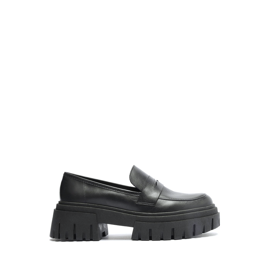 MOCASIN COURO PRETO
