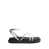 RASTEIRA ECO LEZARD PRATA / PRETO