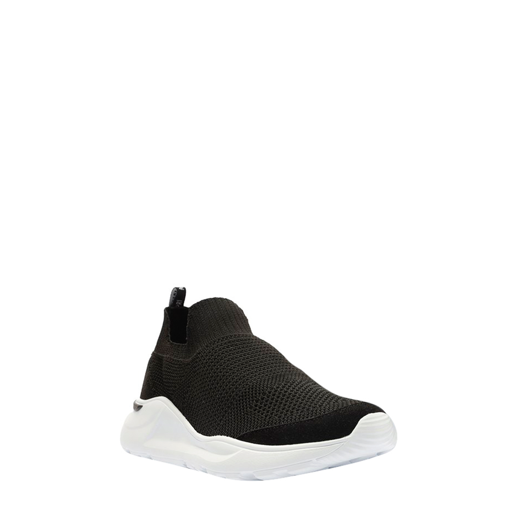 TENIS KNIT / COW SUEDE PRETO