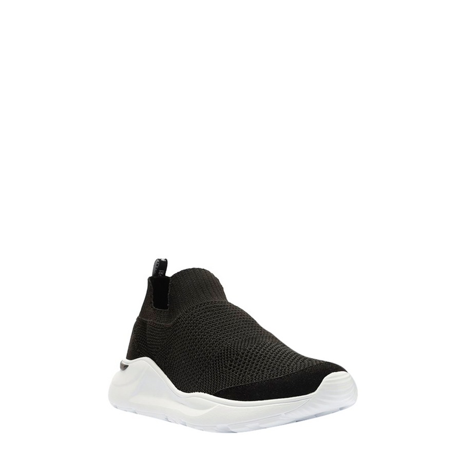 TENIS KNIT / COW SUEDE PRETO