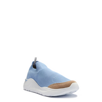 TENIS KNIT / COW SUEDE BLUE BERRY / TAUPE