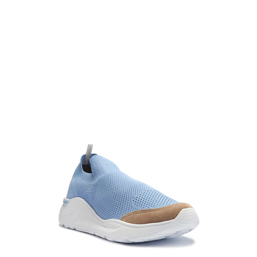 TENIS KNIT / COW SUEDE BLUE BERRY / TAUPE