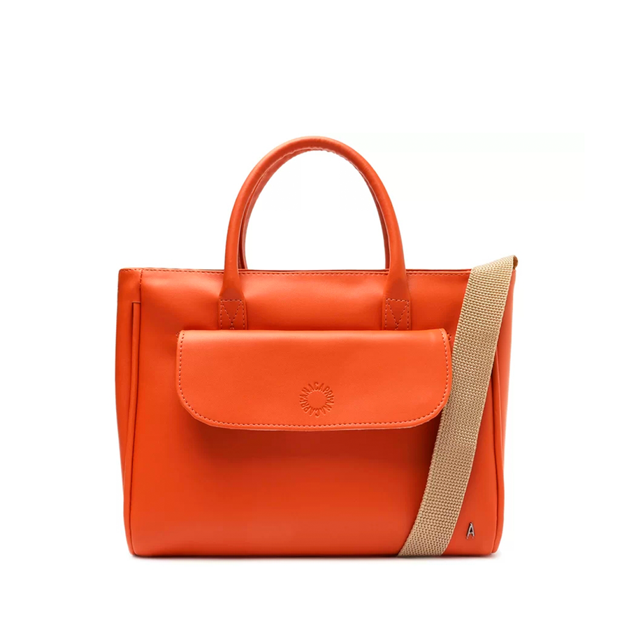 CARTERA ECO NAPA DAMASCO / LARANJA