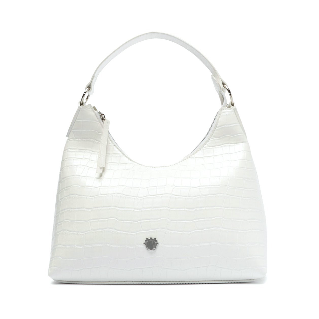 Cartera Eco Crocco Bianco