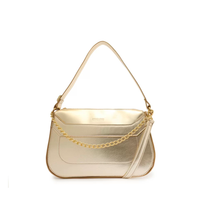 CARTERA ECO NAPA METAL OURO