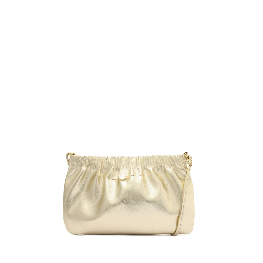 CARTERA ECO NAPA METAL OURO