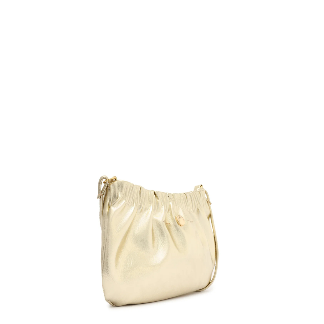 CARTERA ECO NAPA METAL OURO